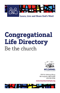 Cover of the congregational life directory